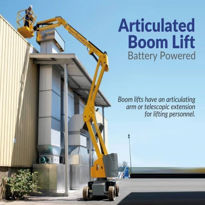 SQFTBL-1409 Battery Operated Articulated Boom Lift on Rental Basis
