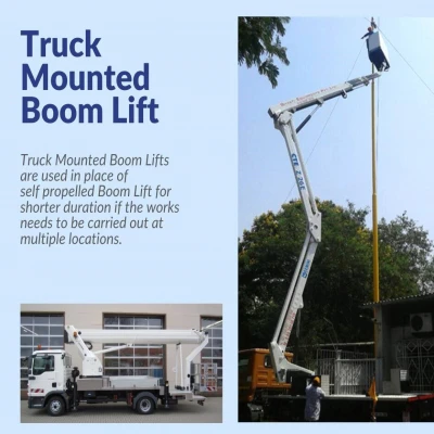 SQFTBL-1411 Truck Mounted Boom Lift on Rental Basis