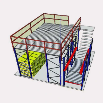 SQFTMS-1672 Rack / Frame Supported Mezzanine Solution