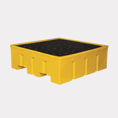 SQFTP-1328 4 Drum Spill Containment Pallets Double Wall