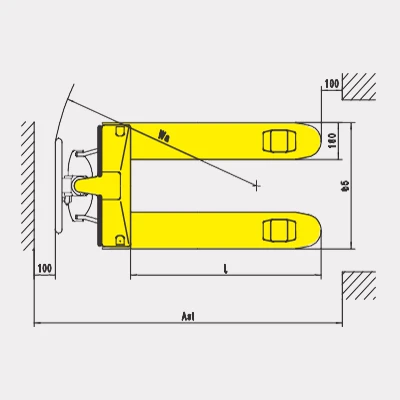 SQFTPT-152 HAND PALLET TRUCK WITH BRAKE SYSTEM