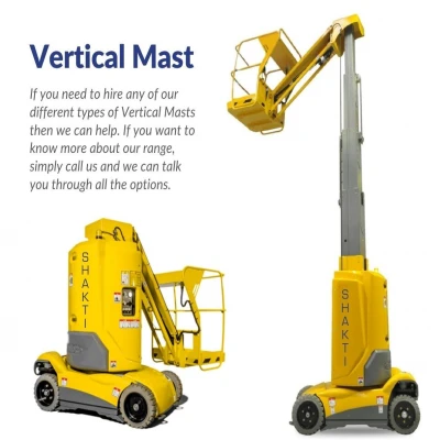 SQFTVL-1358 Battery Operated Vertical Masts on Rental Basis