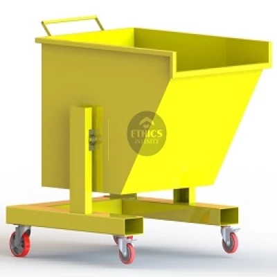 SQFTIT-4567 Waste Tipping Bins Trolley
