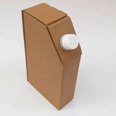 SQFTBB-4574 Flask Brown Corrugated Box