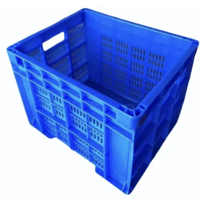 SQFTCB-6271 Blue Polypropylene Plastic Lab Crate