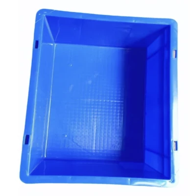 SQFTCB-6283 25 Liter Blue HDPE Plastic Crate