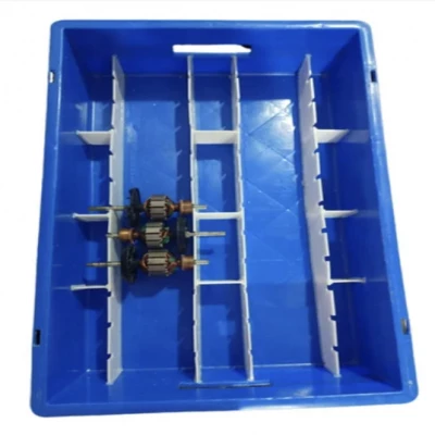 SQFTCB-6288 Blue HDPE Plastic Lab Crate