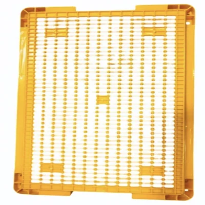 SQFTCB-6291 Yellow HDPE Plastic Fish Crate