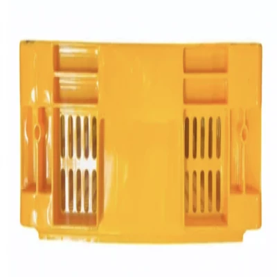 SQFTCB-6291 Yellow HDPE Plastic Fish Crate