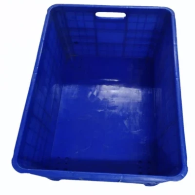 SQFTCB-6297 Blue Industrial Plastic Crate super Jumbo, OD: 805x570x425