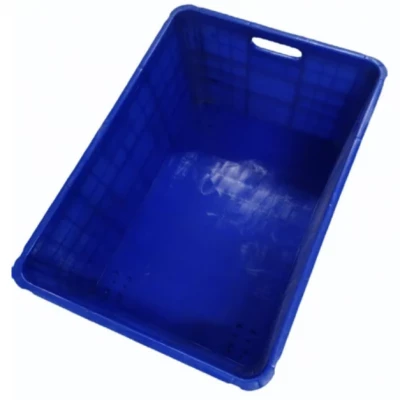 SQFTCB-6297 Blue Industrial Plastic Crate super Jumbo, OD: 805x570x425