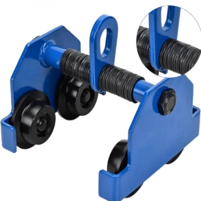 SQFTBT-7652 Heavy Duty Beam Trolley System | 500 Kg to 10 Ton Industrial Beam Trolley
