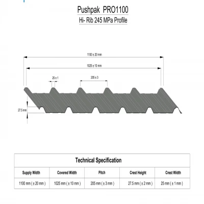 Pushpak PRO1100 Roof...